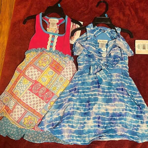 #16 Jona Michelle Kids' Sundress’s Tie Dyed Flowers 4T